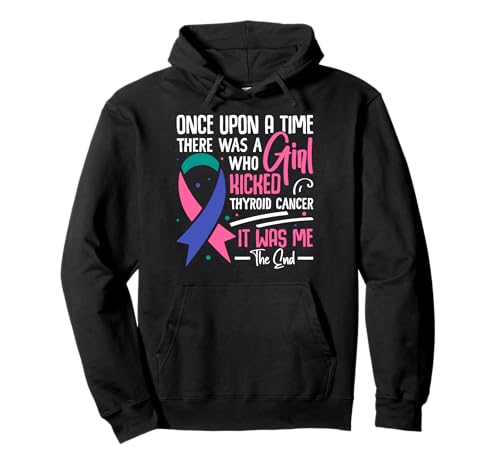 Schilddrüsenkrebs Awareness Support Girl Kicked It Pullover Hoodie Schilddrüsenkrebs Awareness Support Girl Kicked It Pullover Hoodie von Awareness Unity