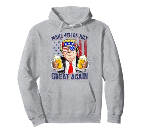 Make 4th of Juli Great Again Funny Trump Men Drinking Beer Pullover Hoodie Make 4th of Juli Great Again Funny Trump Men Drinking Beer Pullover Hoodie von Awesome 4th Of July Clothing Co