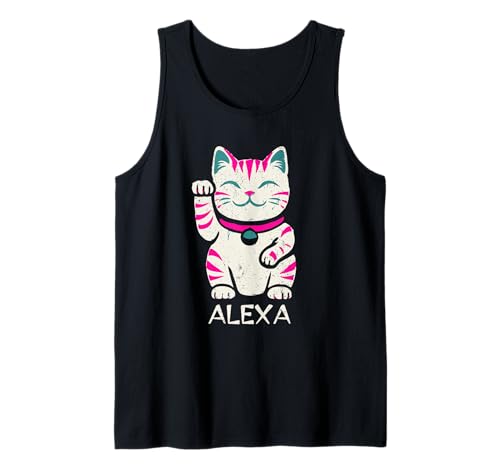 Alexa Cute Kitty Winkende Katze Design für Mädchen Name Alexa Tank Top Alexa Cute Kitty Winkende Katze Design für Mädchen Name Alexa Tank Top von Awesome Alexa Designs for Girls Name Alexa