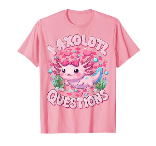 Lustiger Vintage-Kinder-Aufdruck I Axolotl Questions T-Shirt Lustiger Vintage-Kinder-Aufdruck I Axolotl Questions T-Shirt von Awesome Apparel