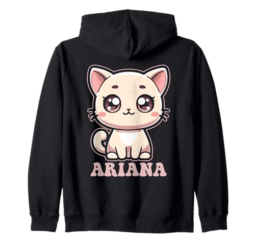 Ariana Cute Kitty Cat Design für Mädchen Name Ariana Kapuzenjacke Ariana Cute Kitty Cat Design für Mädchen Name Ariana Kapuzenjacke von Awesome Ariana Designs for Girls Name Ariana