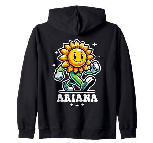 Ariana Süße Sonnenblume Design für Mädchen Name Ariana Kapuzenjacke Ariana Süße Sonnenblume Design für Mädchen Name Ariana Kapuzenjacke von Awesome Ariana Designs for Girls Name Ariana