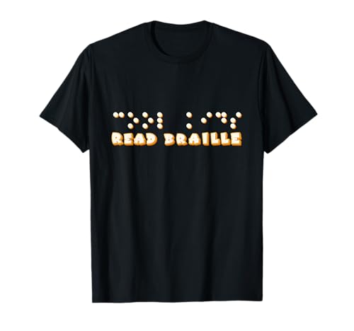 Sim Braille Cool Kids Read Braille Kleidung Zubehör T-Shirt von Awesome Braille Tees