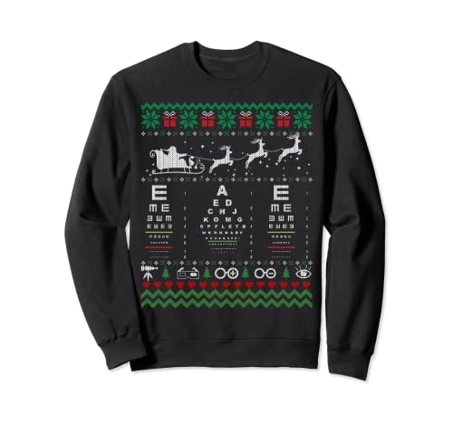 Optiker Ugly Christmas Sweater Xmas Damen Herren Sweatshirt von Awesome Christmas Gifts