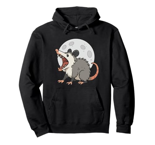 Angry Screaming Opossum Opossum Tier Geschenk Männer Frauen Kinder Pullover Hoodie von Awesome Cute Funny Opossum and Moon Graphic Design