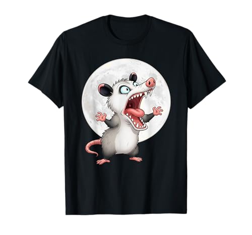 Angry Screaming Opossum Opossum Tier Geschenk Männer Frauen Kinder T-Shirt von Awesome Cute Funny Opossum and Moon Graphic Design