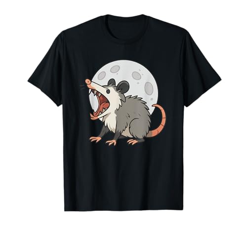 Angry Screaming Opossum Opossum Tier Geschenk Männer Frauen Kinder T-Shirt von Awesome Cute Funny Opossum and Moon Graphic Design