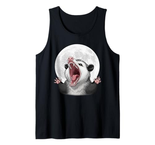Angry Screaming Opossum Opossum Tier Geschenk Männer Frauen Kinder Tank Top von Awesome Cute Funny Opossum and Moon Graphic Design