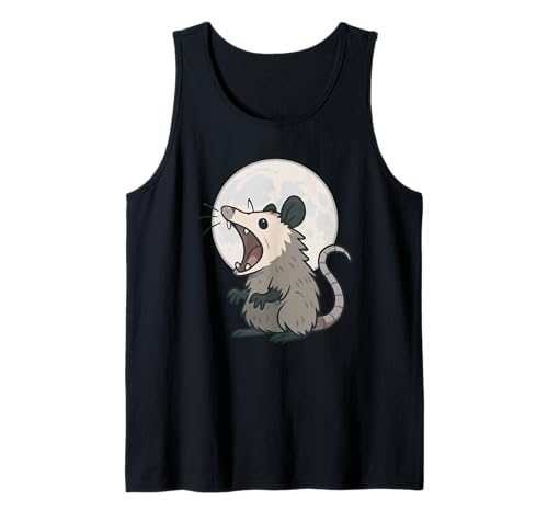 Angry Screaming Opossum Opossum Tier Geschenk Männer Frauen Kinder Tank Top von Awesome Cute Funny Opossum and Moon Graphic Design