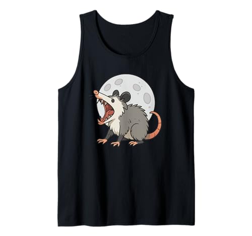 Angry Screaming Opossum Opossum Tier Geschenk Männer Frauen Kinder Tank Top von Awesome Cute Funny Opossum and Moon Graphic Design