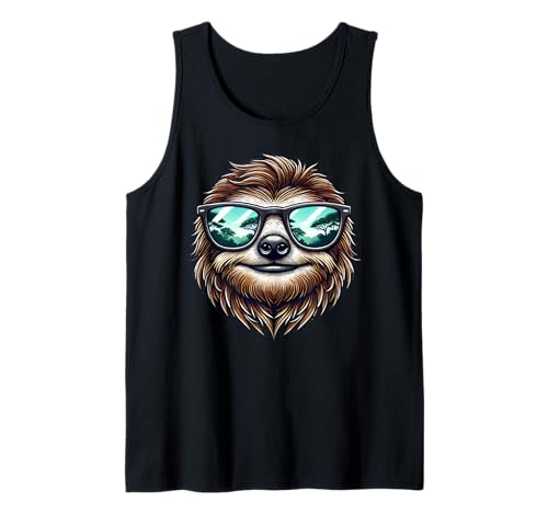 Lustige Faultier-Grafik mit Sonnenbrille, für Herren und Damen Tank Top Lustige Faultier-Grafik mit Sonnenbrille, für Herren und Damen Tank Top von Awesome Cute Sloth Graphic Outfit Gifts