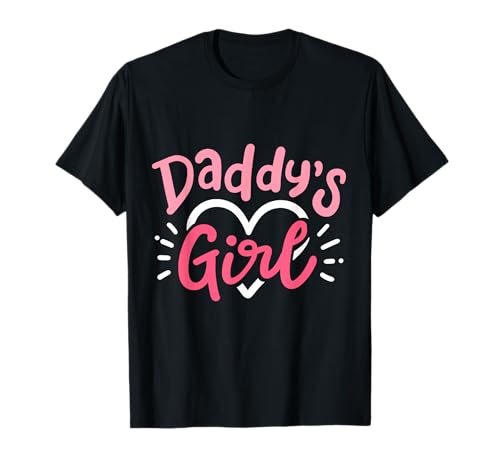 Daddy's Girl Retro Groovy Vatertag Tochter Kinder Kleinkind T-Shirt von Awesome Dad & Kids Father's Day Gear