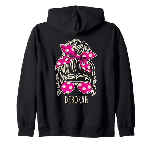 Deborah Bunte tanzende Katze, Design für Mädchen, Name Deborah Kapuzenjacke Deborah Bunte tanzende Katze, Design für Mädchen, Name Deborah Kapuzenjacke von Awesome Deborah Designs for Girls Name Deborah