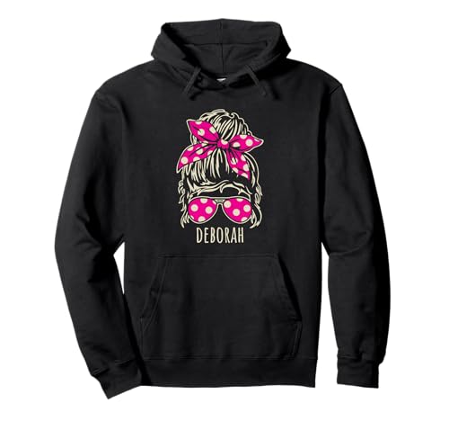 Deborah Bunte tanzende Katze, Design für Mädchen, Name Deborah Pullover Hoodie Deborah Bunte tanzende Katze, Design für Mädchen, Name Deborah Pullover Hoodie von Awesome Deborah Designs for Girls Name Deborah