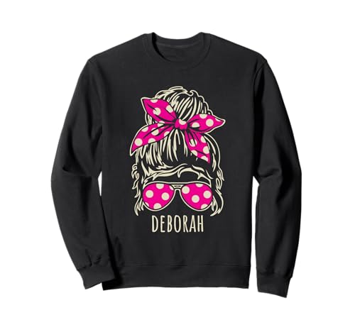 Deborah Bunte tanzende Katze, Design für Mädchen, Name Deborah Sweatshirt Deborah Bunte tanzende Katze, Design für Mädchen, Name Deborah Sweatshirt von Awesome Deborah Designs for Girls Name Deborah