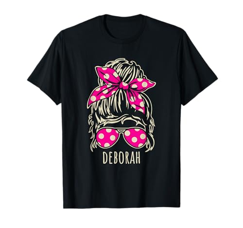 Deborah Bunte tanzende Katze, Design für Mädchen, Name Deborah T-Shirt Deborah Bunte tanzende Katze, Design für Mädchen, Name Deborah T-Shirt von Awesome Deborah Designs for Girls Name Deborah
