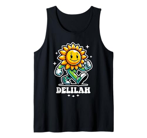 Delilah Süßes Sonnenblumen-Design für Mädchen Name Delilah Tank Top Delilah Süßes Sonnenblumen-Design für Mädchen Name Delilah Tank Top von Awesome Delilah Designs for Girls Name Delilah