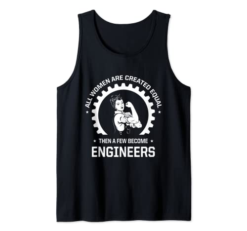 All Women Are Created Equal – Lustiger weiblicher Ingenieur Tank Top All Women Are Created Equal – Lustiger weiblicher Ingenieur Tank Top von Awesome Engineering Shirts