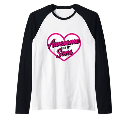 Fantastisch wie der Muttertag meiner Söhne Mama Mama Mama Lustige Mama Raglan Fantastisch wie der Muttertag meiner Söhne Mama Mama Mama Lustige Mama Raglan von Awesome Like My Sons Mother's Day Mom Mum Products