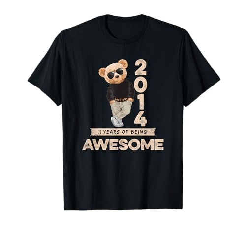 11. Geburtstag Jungen Mädchen 2014 Original Awesome Teddybär T-Shirt 11. Geburtstag Jungen Mädchen 2014 Original Awesome Teddybär T-Shirt von Awesome Original Teddy Bär Geburtstagsshirt