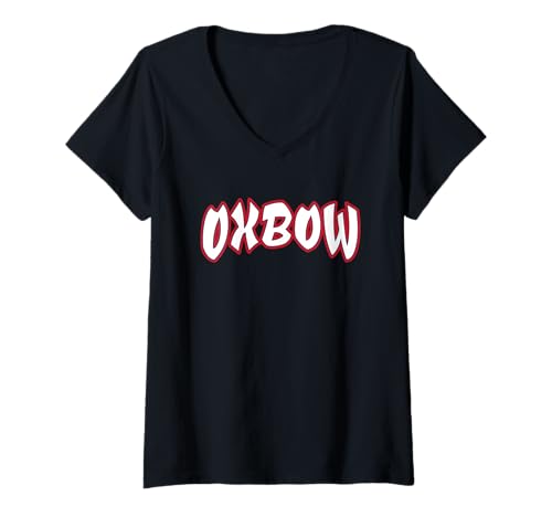 Damen Awesome Oxbow Estates AZ Textdesign T-Shirt mit V-Ausschnitt Damen Awesome Oxbow Estates AZ Textdesign T-Shirt mit V-Ausschnitt von Awesome Oxbow Estates Arizona USA Designs