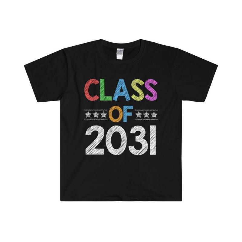 Klasse Von 2031 Tshirt Zukunft Kindergarten Absolventen Wachsen Mit Mir Unisex Kurzarm von AwesomeTeeDesigns