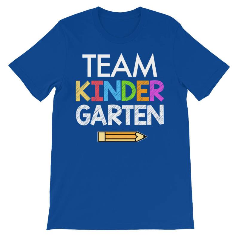 Team Kindergarten Lehrer - Zurück Zur Schule Shirt Für Unisex Kurzarm T-Shirt von AwesomeTeeDesigns