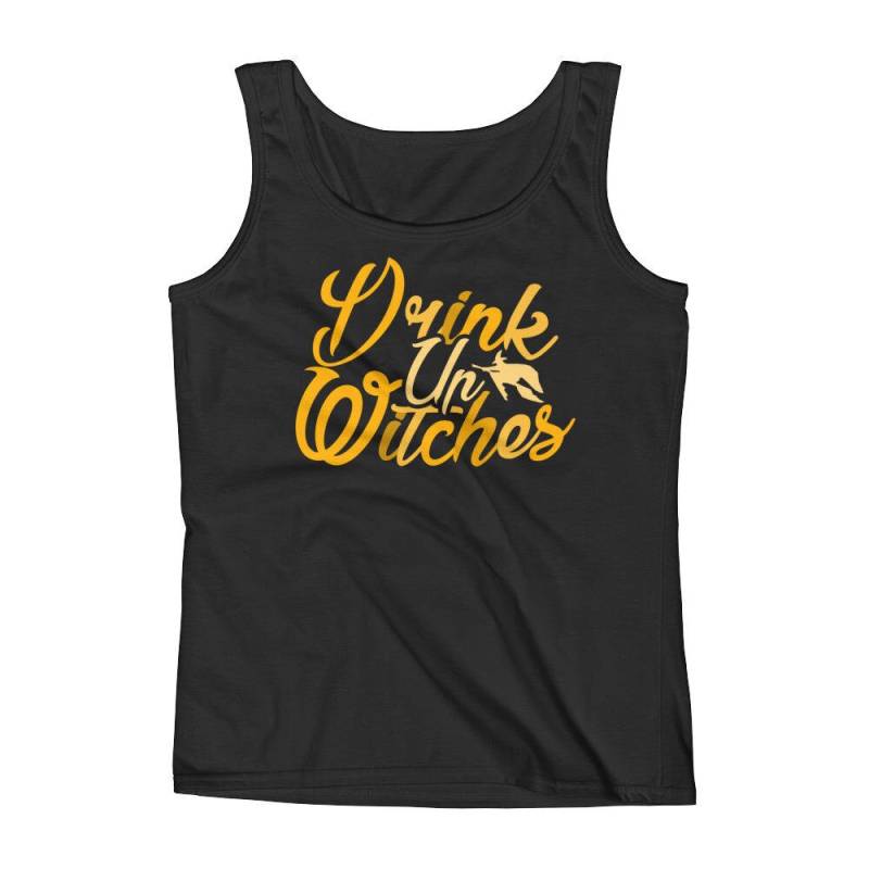 Trinken Sie Hexen Lustige Trinken Halloween Kostüm Damen Tank von AwesomeTeeDesigns