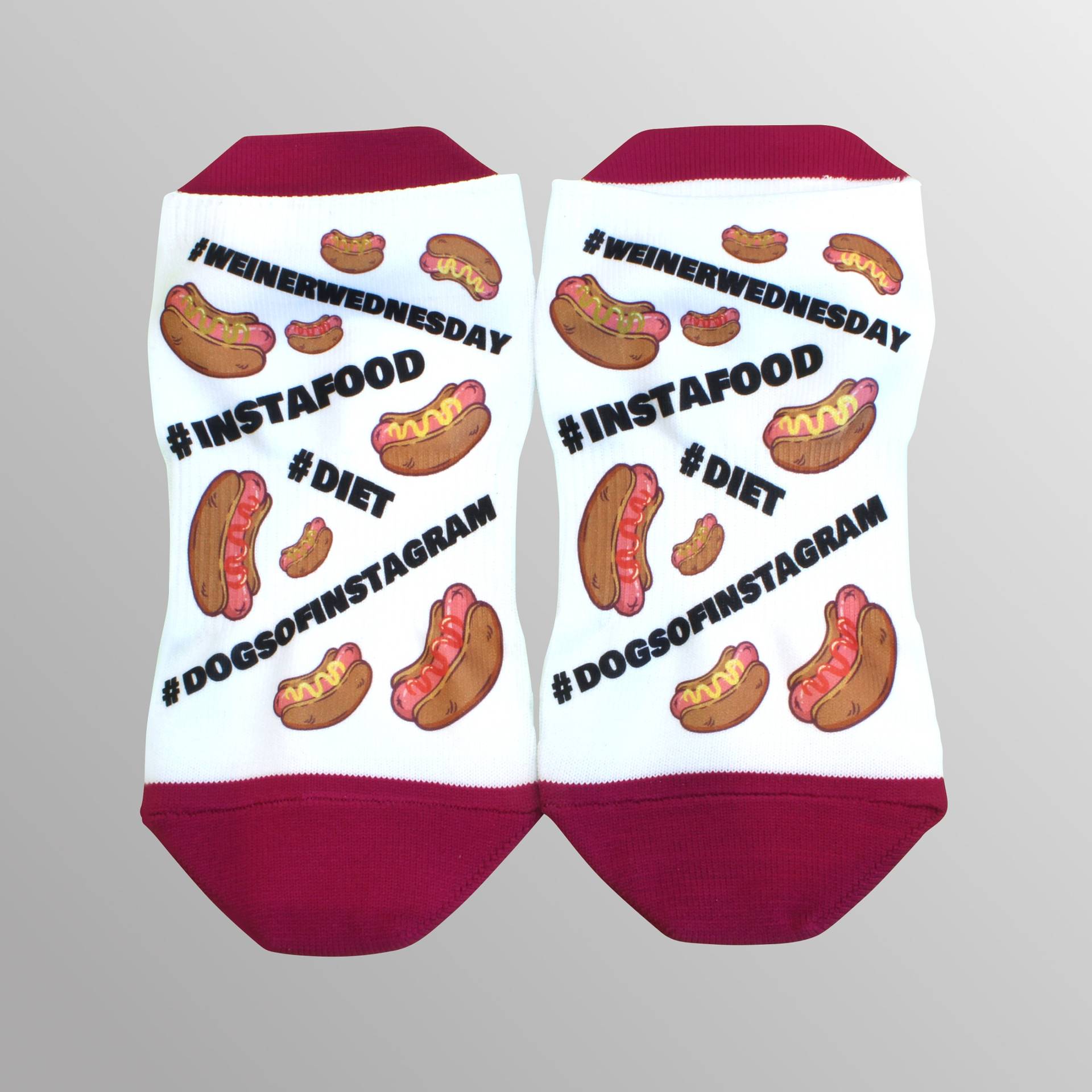 Hashtags & Hotdogs Söckchen | Instagram Hashtags & Hotdogs Söckchen | Instagram von AwkoSockCo
