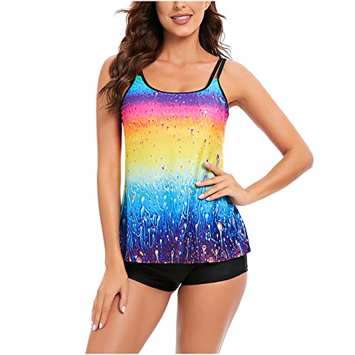 Awrvia Angebote des Tages heuteBikini Damen Set Sexy Große Größen Bauchweg Bequemer Push Up Poolparty Tankini Sport Urlaub Unterwäsche Luftig Casual Badeanzug Mädchen Rückenfreier BH 2 Stück von Awrvia