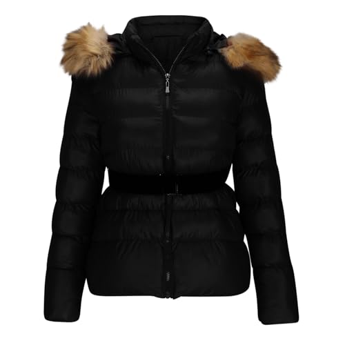 Awrvia Damen Jacke Steppjacke Warme Winter Übergangsjacke Gesteppt Stepp Wintermantel mit Gürtel Daunenmantel Oversized Puffer Jacke Outdoor Winddicht Damenmantel Dicke Warm Steppmantel Awrvia Damen Jacke Steppjacke Warme Winter Übergangsjacke Gesteppt Stepp Wintermantel mit Gürtel Daunenmantel Oversized Puffer Jacke Outdoor Winddicht Damenmantel Dicke Warm Steppmantel von Awrvia
