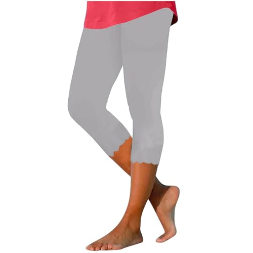 Awrvia Jogginghose Damen Hohe Taille Leggings Super Skinny Yogahose Gym 3/4 Jogginghose Freizeit Strandhose Lockere Bequemer Sporthosen Elastisch Traininghose Hippie Hose für Damen Streetwear von Awrvia