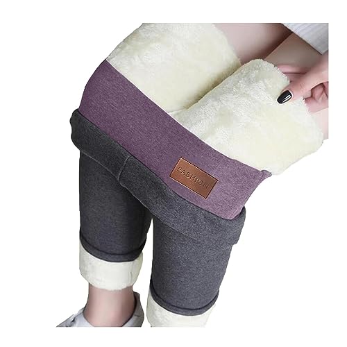 Awrvia Leggings Damen High Waist Thermoleggins Nahtlos Strumpfhosen Fleece Gefütterte Laufhose Warme Dicke Winterhose Wasserdicht Outdoor Hose Angenehm Weiche Sweathose Elastische Kuschel Yogahose von Awrvia