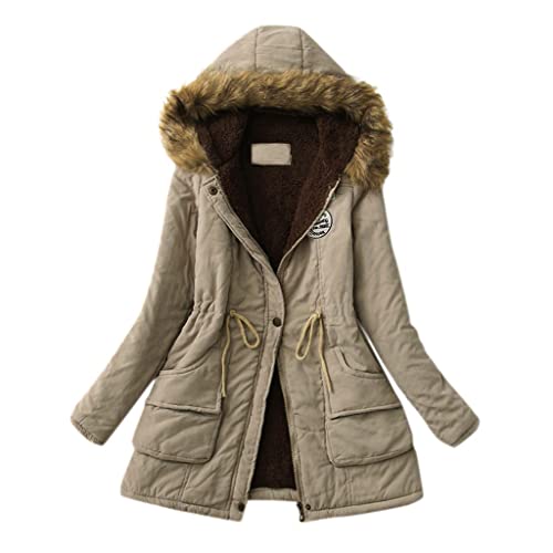 Awrvia Warme Damen Winter Jacke Winterjacke Steppjacke Gefüttert Innenfleece Kapuzenpullover Thermo Fleece Wintermantel Premium Große Größen Winterparka Outdoor Winddicht Jacken Mantel Awrvia Warme Damen Winter Jacke Winterjacke Steppjacke Gefüttert Innenfleece Kapuzenpullover Thermo Fleece Wintermantel Premium Große Größen Winterparka Outdoor Winddicht Jacken Mantel von Awrvia