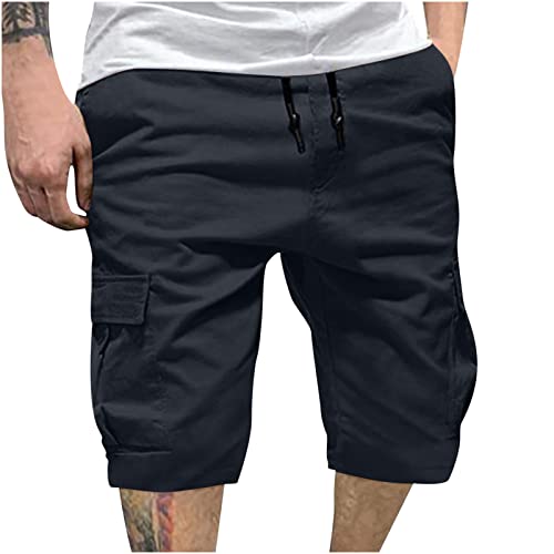 Awrvia alle Angebote Outdoor Hosen für Herren Shorts Stretch Kurze Funktionsshorts Leicht Atmungsaktiv Trekkinghose Cargo Baumwolle Wanderhose Lockere Einfarbiges Radhose Bequemer von Awrvia