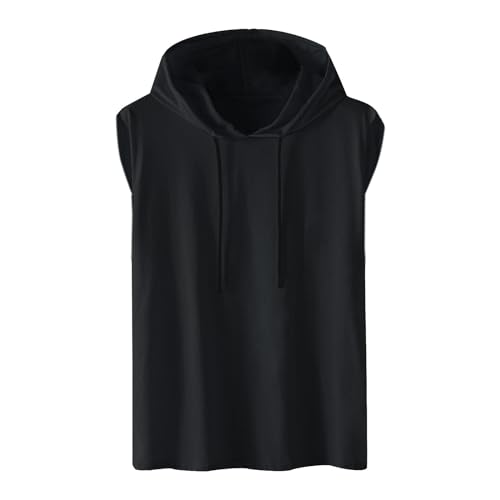 Awrvia des Tages Heute Tshirt Herren Dünn Atmungsaktiv Unterhemd mit Kapuze Sommer Hemd Frühling Freizeithemd Leicht Tanktop Trägershirts Hawaiihemd des Tages Heute Blitzangebote von Awrvia