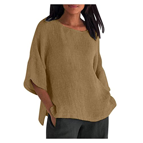 Awrvia wintersangebote Bluse Damen Oversize Leinenbluse Sommer Große Größen Hemdbluse Leinen Elegant Weiß Longbluse Bügelfrei Casual Blusenshirt Kurzärmeliges Rundhals Damenblusen Schwarz Awrvia wintersangebote Bluse Damen Oversize Leinenbluse Sommer Große Größen Hemdbluse Leinen Elegant Weiß Longbluse Bügelfrei Casual Blusenshirt Kurzärmeliges Rundhals Damenblusen Schwarz von Awrvia