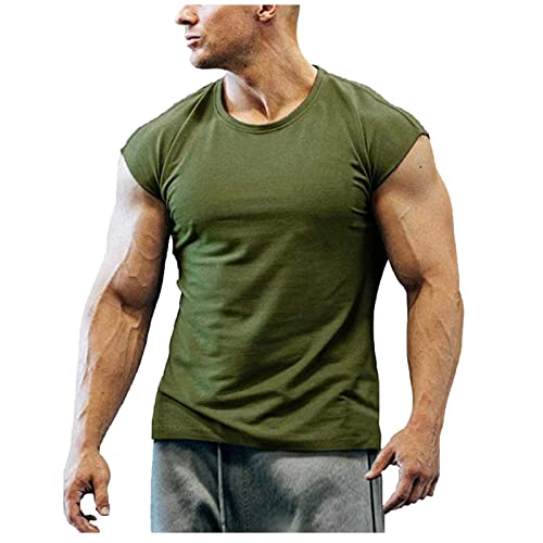 Tank Top Herren Ärmelloses Sport Tshirts Atmungsaktive Große Größe Muskelshirts Gym Retro Funktionsshirt Fitness Bequemer Shirt für Training Laufen Festliche Shirt blitzangebote des Tages von Awrvia
