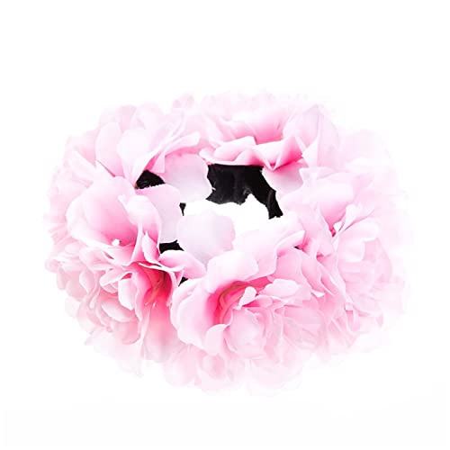 Blumen-Pferdeschwanz-Halter, Blumen-Haargummis für Damen, Rosen-Haargummi, elastisches Band, Blumen-Haargummi, Haargummi, Blumen-Haargummis für Frauen von Awydky