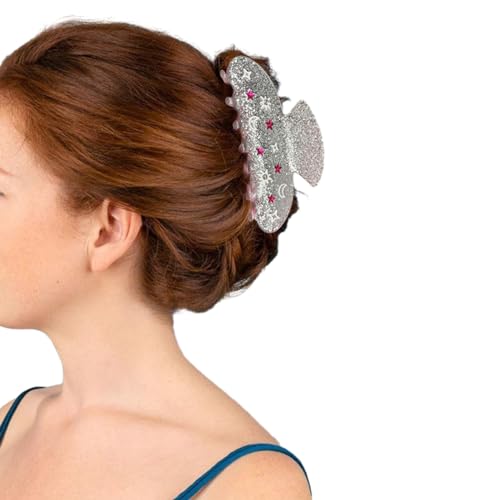 Glitzernde Sternenklammer für Frauen, coole Mädchen-Haarklammer, Hochsteckfrisur, Haarstyling-Zubehör für dünnes Haar, französischer Kiefer-Clip, Frauen-Haarklammer von Awydky