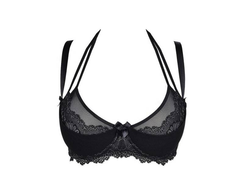 Axami Size Plus Halbschalen-BH V-8701PS Plus Size bra black - (80E,80F,85D,85E,85 von Axami Size Plus