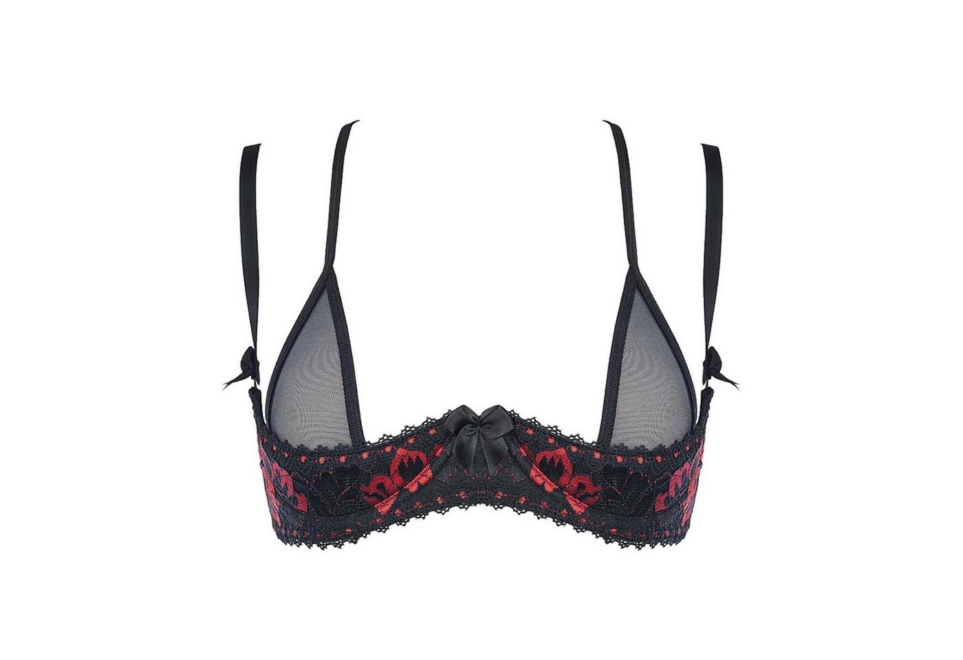 Axami Size Plus Halbschalen-BH V-8781PS Plus Size bra black - (80F,85D,90B) von Axami Size Plus