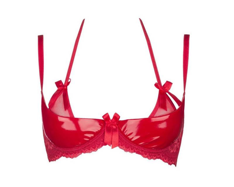 Axami Size Plus Set: Halbschalen-BH V-8721PS Plus Size bra red - (80F,95E,85E,85F,90B von Axami Size Plus