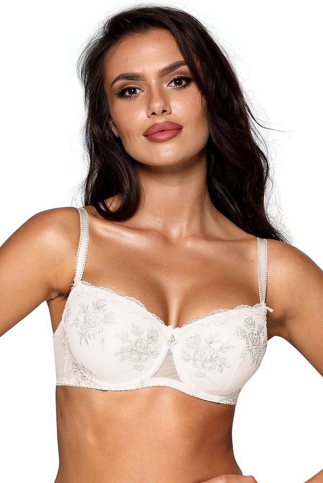 Axami Bügel-BH Push-Up BH beige mit Bügeln verstellbar mit (einzeln, 1-tlg) von Axami