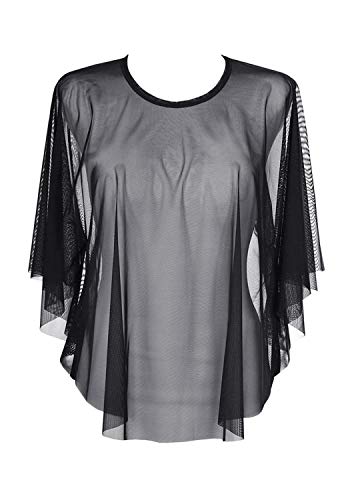 Axami Damen Tüll-Bluse M469 Einheitsgröße von Axami