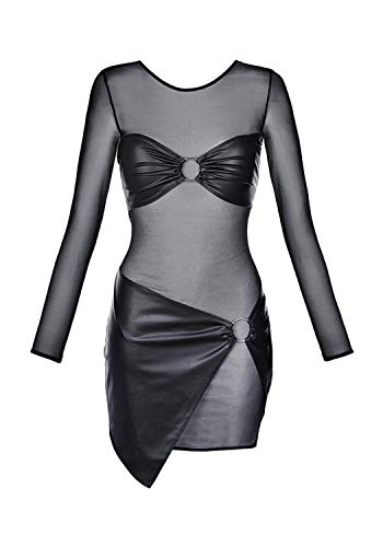Axami Damen Tüll-Minikleid mit Wetlook M460 L von Axami
