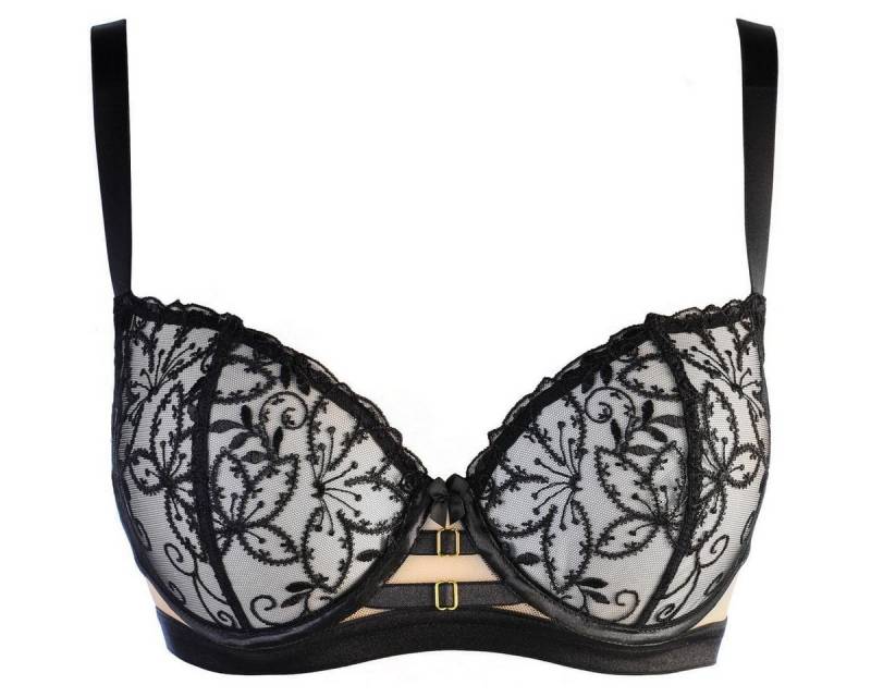 Axami Fullcup-BH V-10551 bra schwarz-beige - (75B,75C,75D,80B,80C,8 von Axami