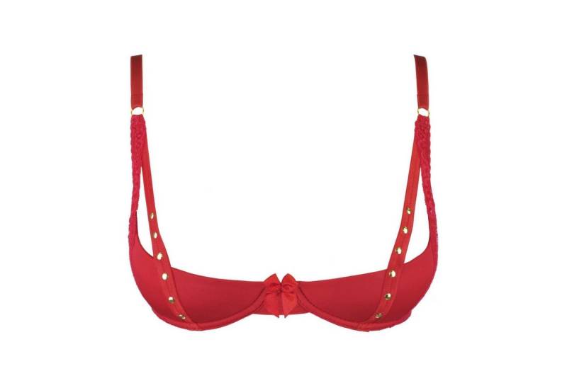 Axami Ouvert-BH V-9771 bra red with open cups - (L,M,S,XL) von Axami