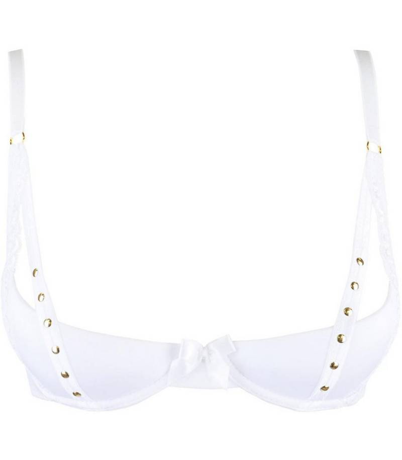 Axami Ouvert-BH V-9791 bra white with open cups - (L,M,S,XL) von Axami