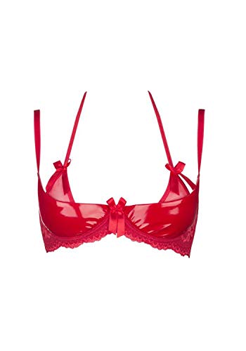 Axami Plus-Size Damen Bügel-BH mit Tülleinsatz 80F von Axami